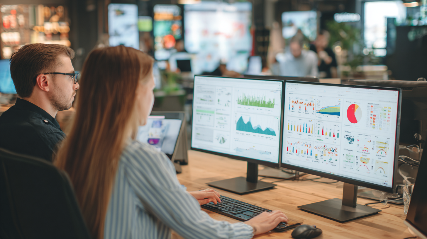 Retail and e-commerce professionals using AI technology